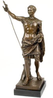 Bronzefigur Augustus