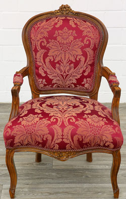 Barockstil Stuhl aus Massivholz