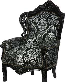 Black Glam-Rock Chair