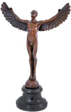 Aufsteigender Tag - Bronzeakt Aufsteigender Tag - Bronzeakt